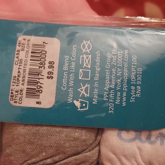 ๐2/$20 or 4/$30 10 ct New Socks size 7-10 and 10 ct size 4 Briefs nip - Picture 4 of 4